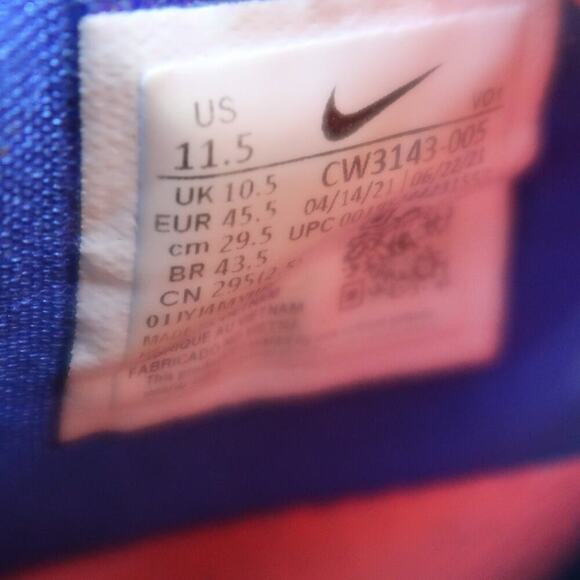 Nike Shoes Mens 11.5 Sneakers Athletic Trainer PG 5 Clippers Metallic Basketball - Picture 13 of 13